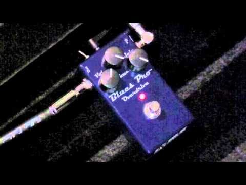 MI Audio Blues Pro Overdrive Pedal Demo - YouTube