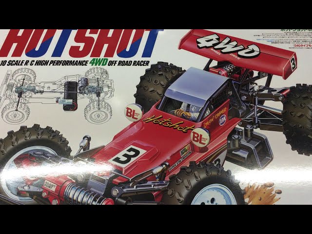 復刻ラジコンカー組立キット】 1/10電動ラジコンカー ホットショット