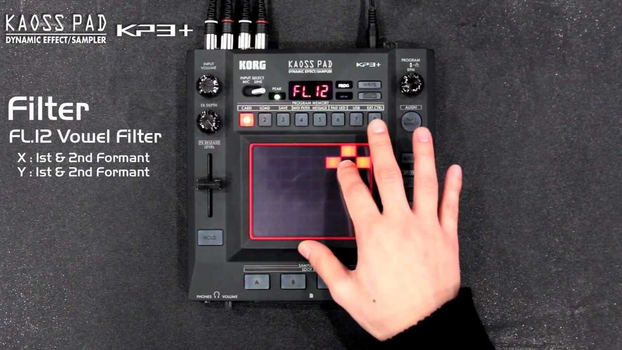 Features | KAOSS PAD KP3+ - DYNAMIC EFFECT/SAMPLER | KORG (Japan)