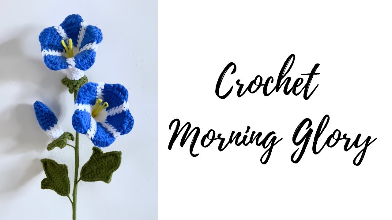 Crochet Morning Glory | Handmade Morning Glory Flower | DIY