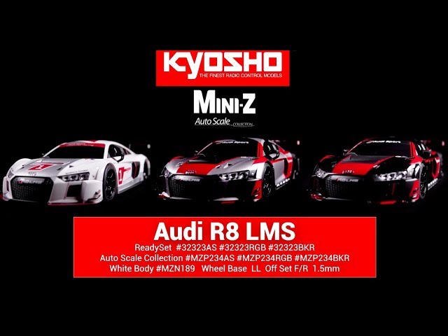 KYOSHO MINI-Z Audi R8 LMS - YouTube