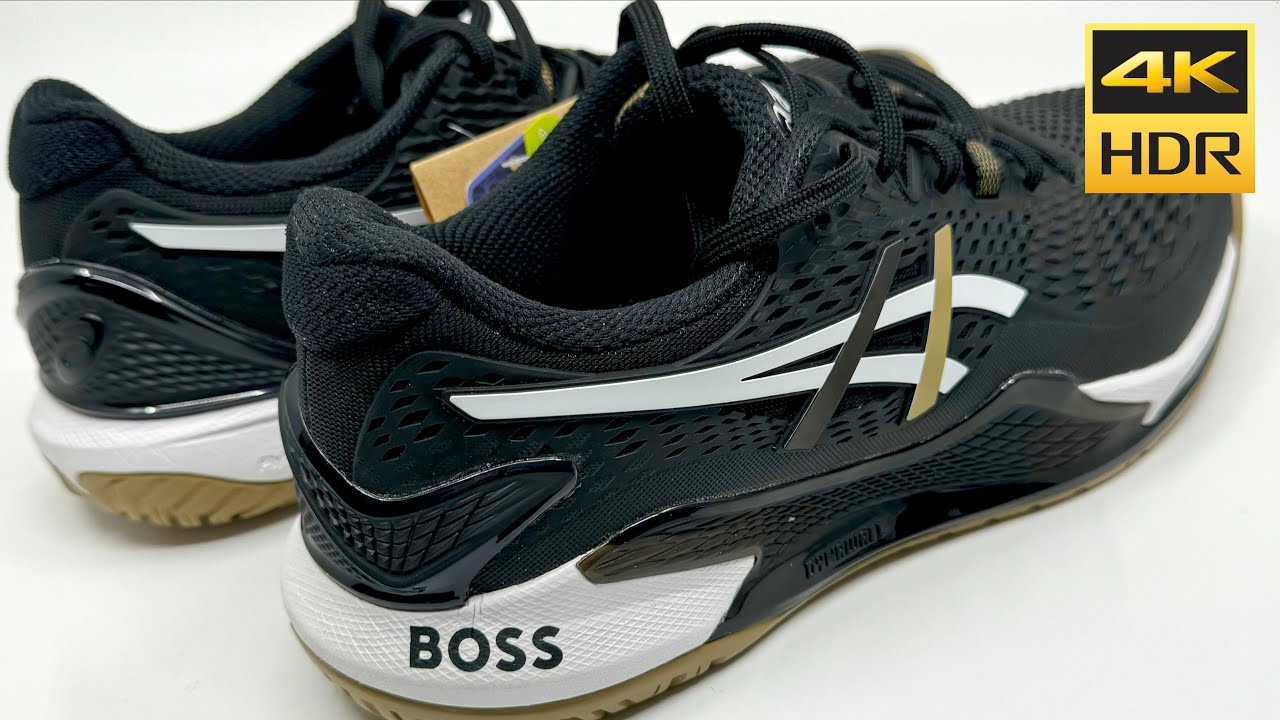 Asics Gel-Resolution 9 Hugo Boss 🎾 (Black/Camel) ⚫️🟤 (Short