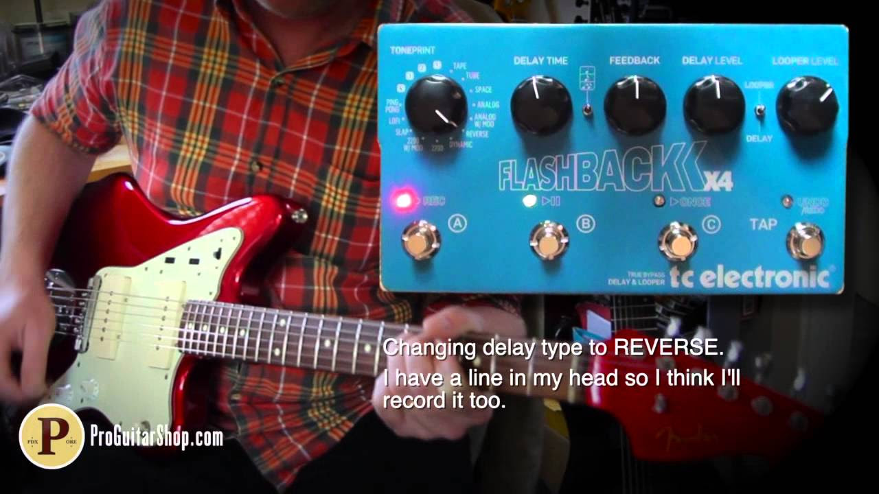 TC Electronic Flashback X4 - Looper - YouTube
