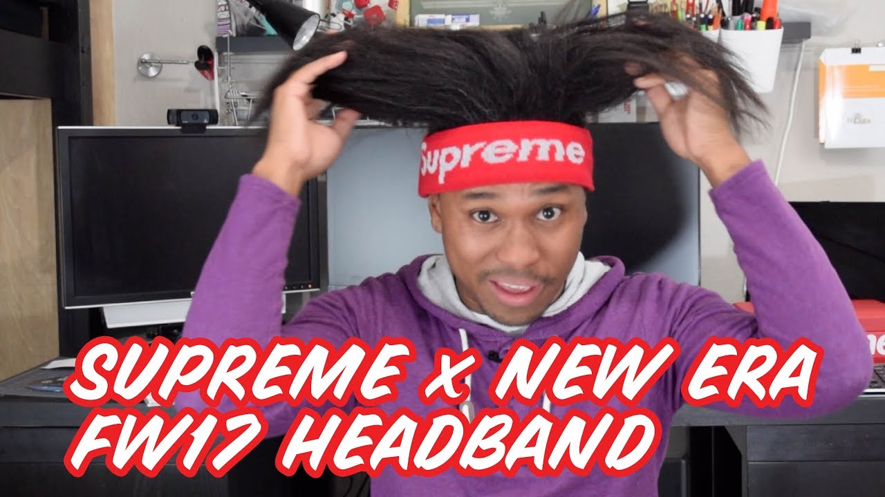 SUPREME x NEW ERA HEADBAND! 3M REFLECTIVE! - YouTube