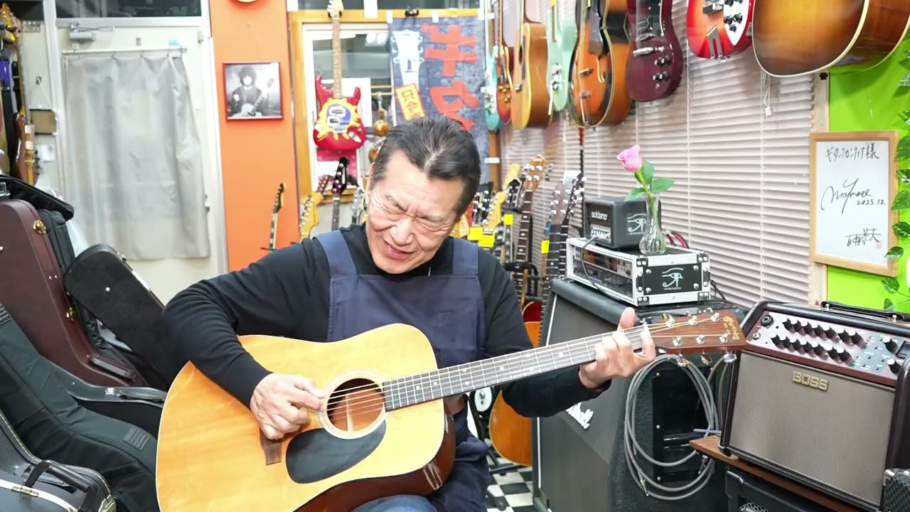 YAMAHA LA-27 1983 Japanese-made all-solid wood model - YouTube