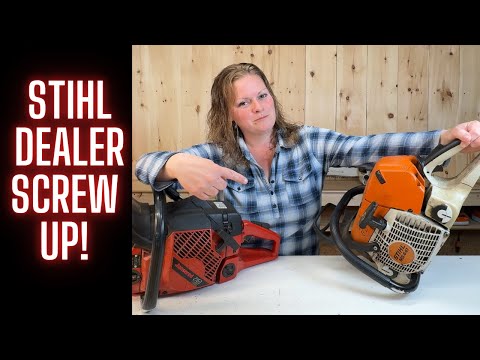 Stihl MS441 Chainsaw | Fixing Another's Mistake! - YouTube
