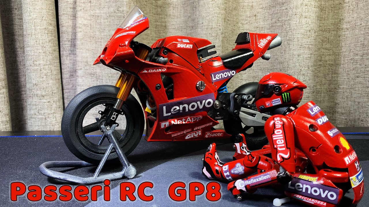 本格RCバイク 1/8 HONDA RC213V-S X-Riderショート走行ムービー