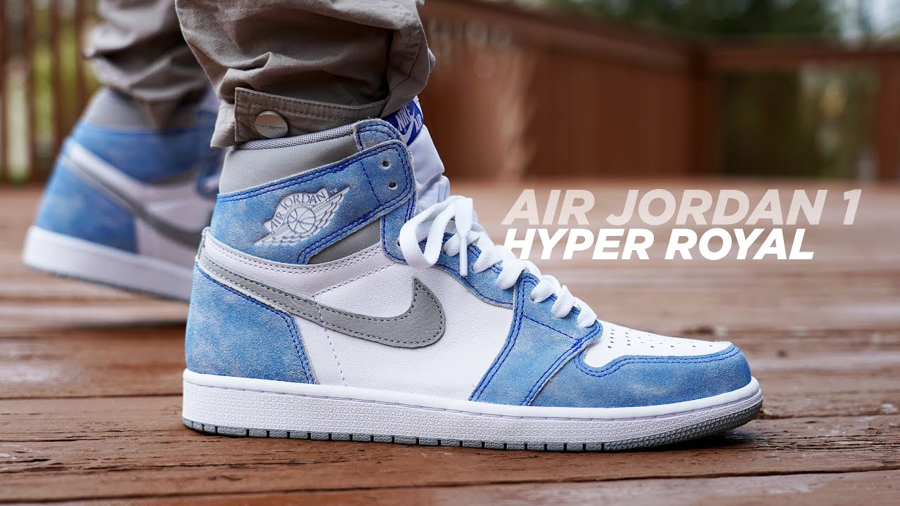 Air Jordan 1 HYPER ROYAL Review & On Foot - YouTube