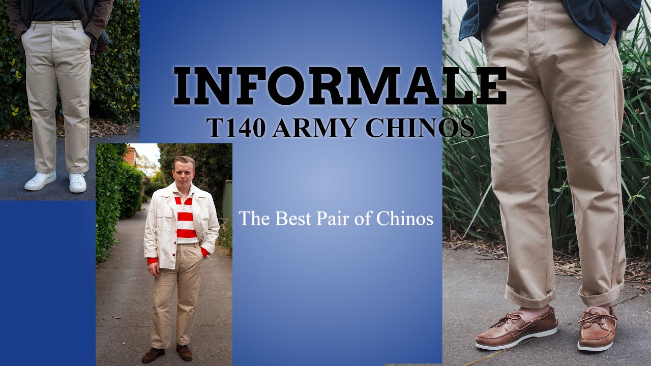 Mens Chinos: From Military Wear to Fashion Staple - YouTube