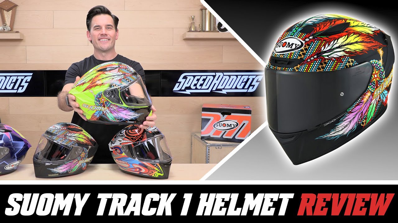 Suomy Track 1 Helmet Review at SpeedAddicts.com - YouTube