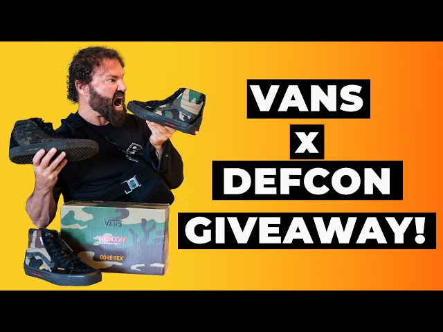 DEFCON x VANS Shoes GIVEAWAY! - YouTube