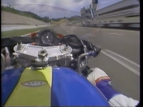 HONDA' 87 CBR750 SUPER AERO TTF-1 ”MORIWAKI Zero-ZX7”走行映像