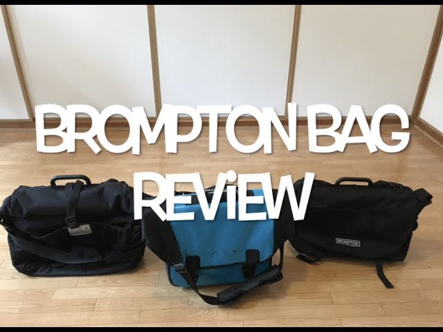 Brompton Bags Review: T bag, O bag, S bag - YouTube