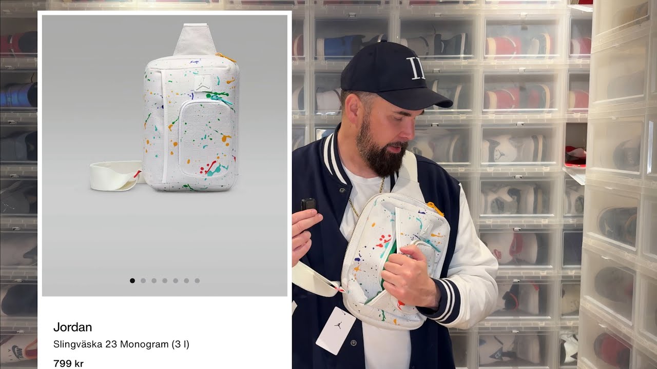 Unboxing : Jordan JAM Monogram Sling Bag 3L - Paint Splatter