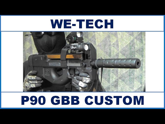 WE P90 ガスブローバック カスタム - YouTube