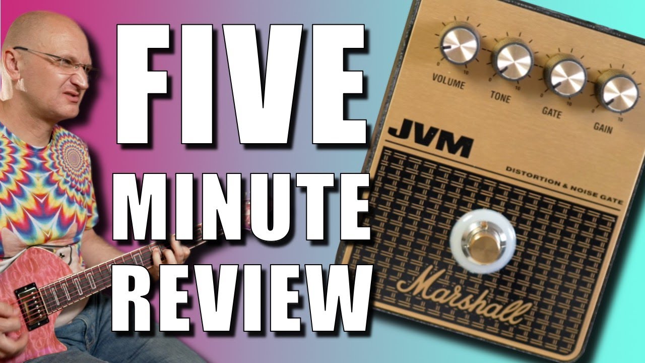 5 Minute Review - Marshall JVM Pedal - YouTube