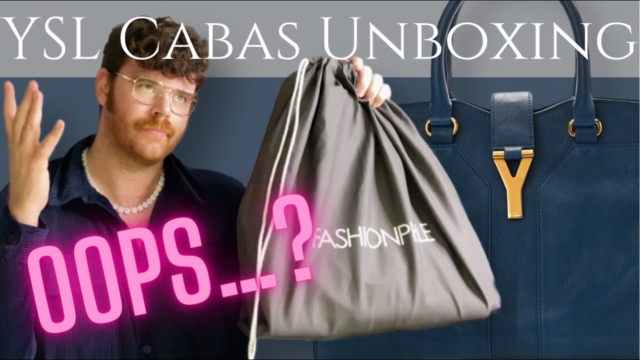YSL Cabas ChYc Unboxing | Fashionphile Unboxing - YouTube