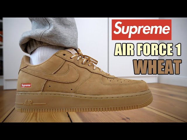 NIKE AIR FORCE 1 LOW SUPREME WHEAT REVIEW & ON FEETBEST PAIR