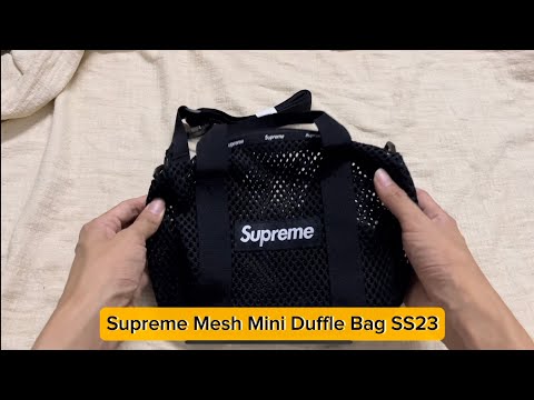 Supreme Mesh Mini Duffle Bag SS23 [review] - YouTube