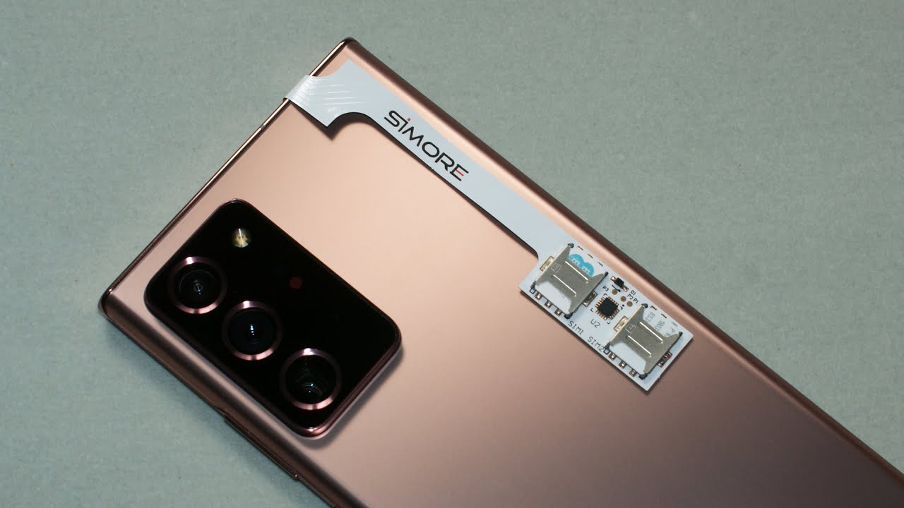 Galaxy Note20 Ultra DUAL SIM Adapter Transformer SIMore Speed ZX