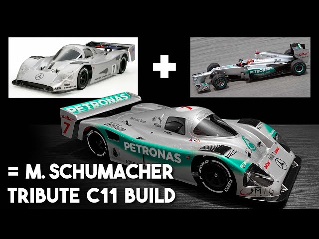 取説なし】タミヤ 58351メルセデス・ベンツ C11 完成ボディ仕様 キット