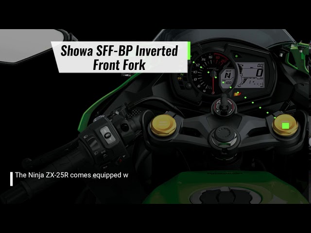 Ninja ZX-25R Features: Showa SFF-BP Suspension - YouTube