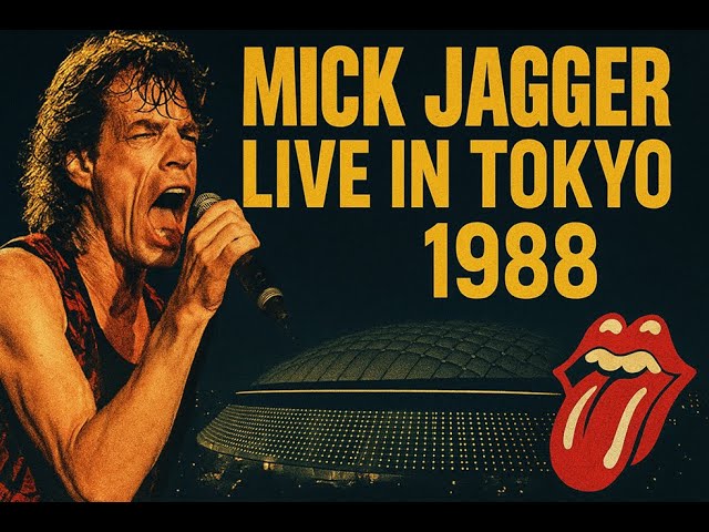 Mick Jagger - Live in Tokyo 1988 - YouTube