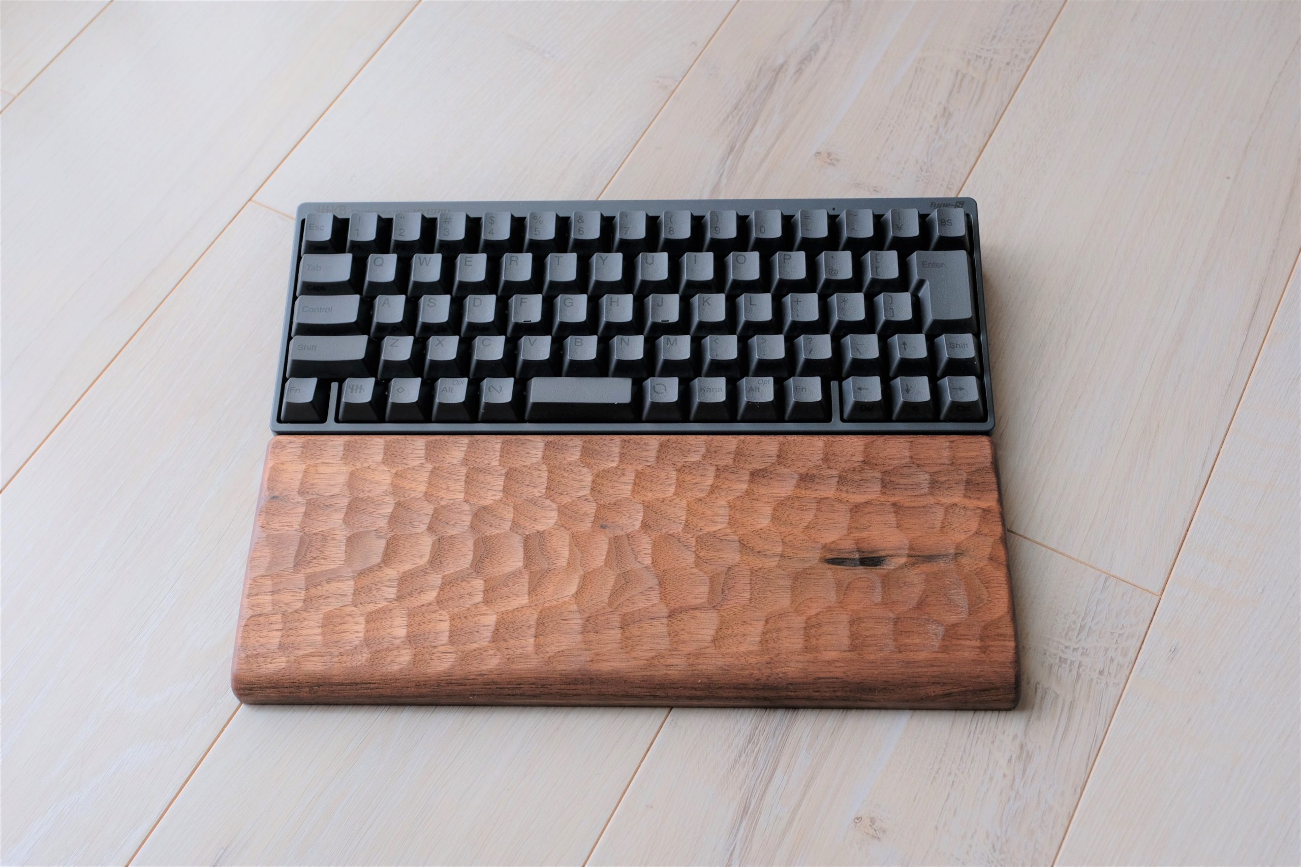 松葉製作所 亀甲名栗キーボードルーフ ブラックチェリー色 松葉製作所