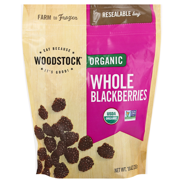 Save on Woodstock Organic Whole Blackberries Frozen Order Online
