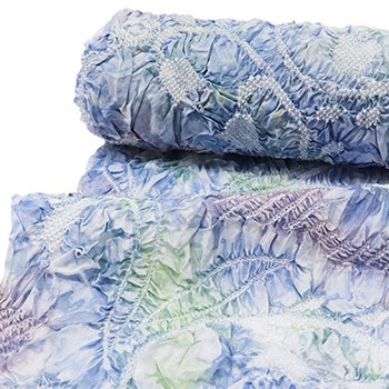 有松鳴海絞り浴衣（すずらん）(水色×藤): 着物｜着物（きもの）・和服