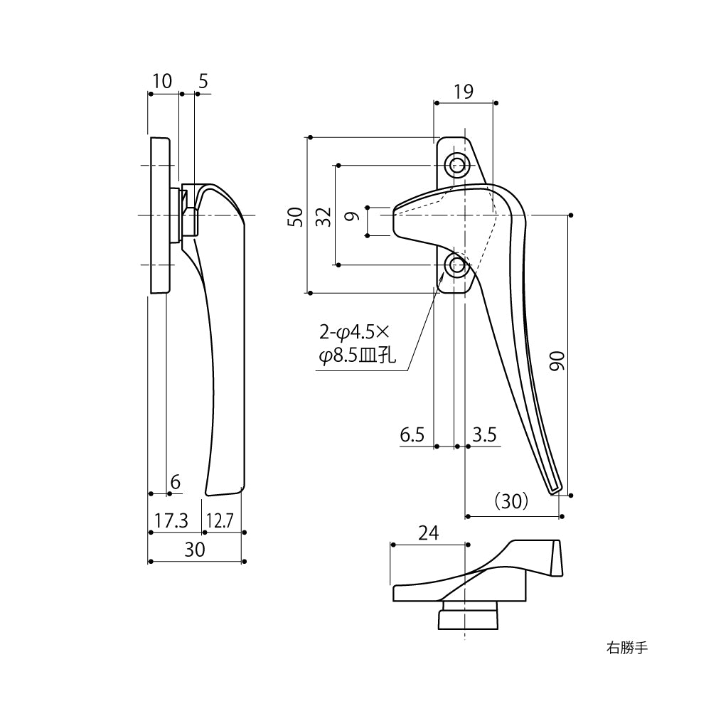 DC-660｜カムラッチハンドル｜中西産業（Nakanishi） – イブニーズ.com