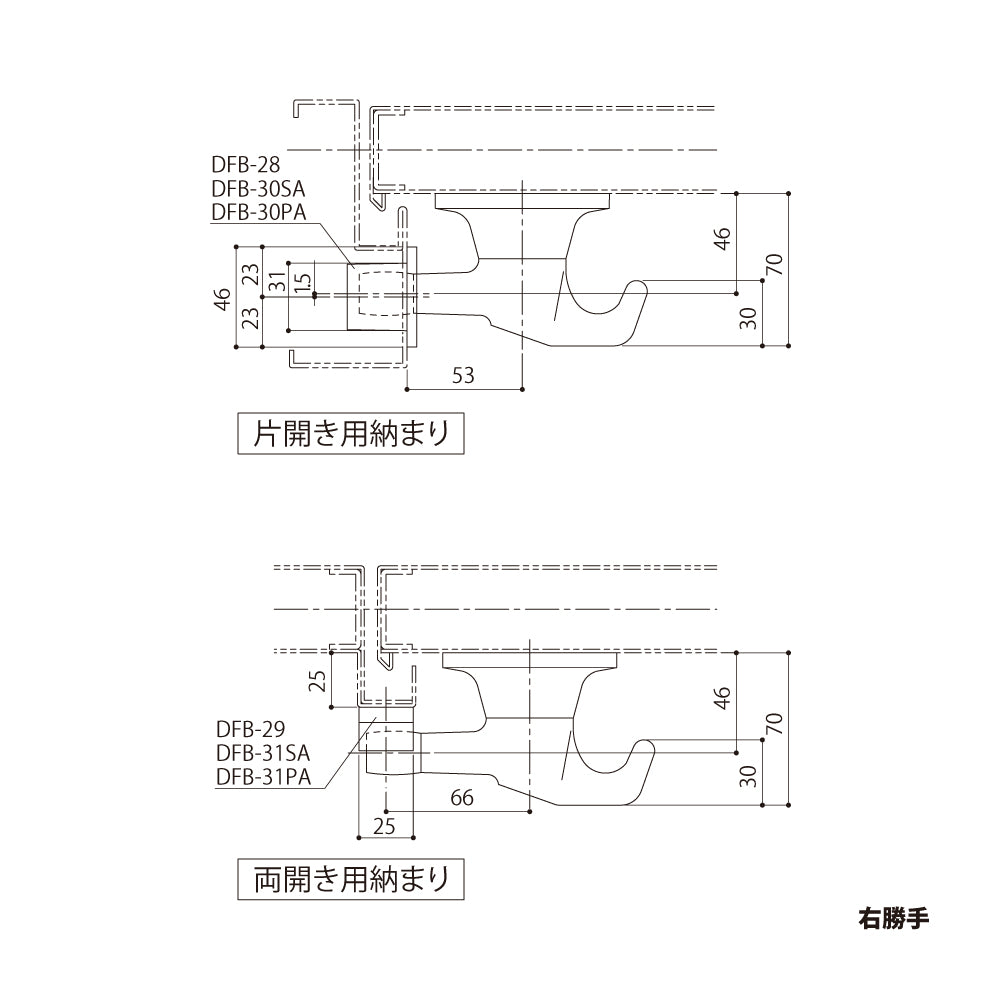 H72SX（内外セット）｜ローラー付グレモンハンドル｜シブタニ（SYS