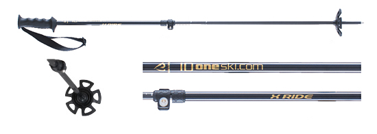 アイディーワン ID ONE カーボン スキー ストック 115㎝ アイディー