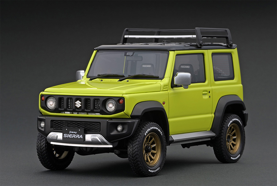 IG1703 1/18 SUZUKI Jimny SIERRA JC (JB74W) Lift Up Kinetic Yellow