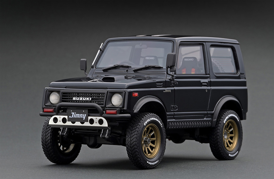 IG1717 1/18 SUZUKI Jimny (JA11) Black | LINE UP | [公式] ignition