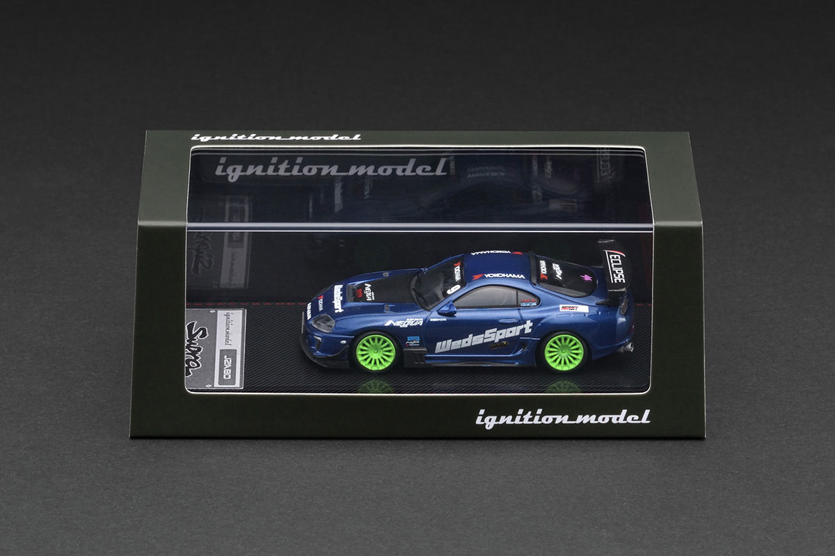 IG3843 1/64 Toyota Supra (JZA80) RZ Blue Metallic | LINE UP