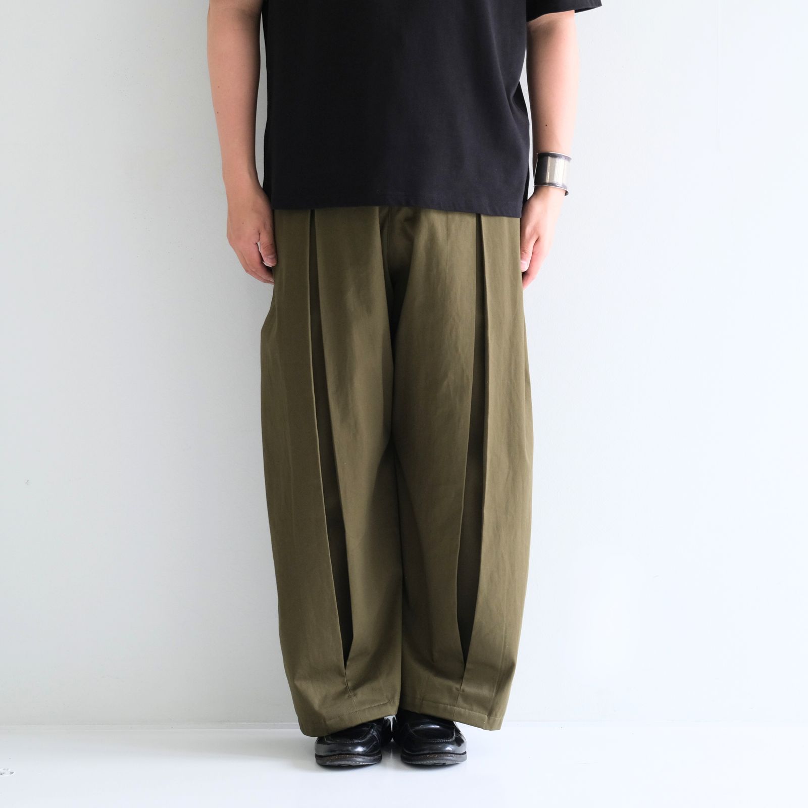 SAGE NATION - BOX PLEAT TROUSER / ボックスプリーツトラウザー