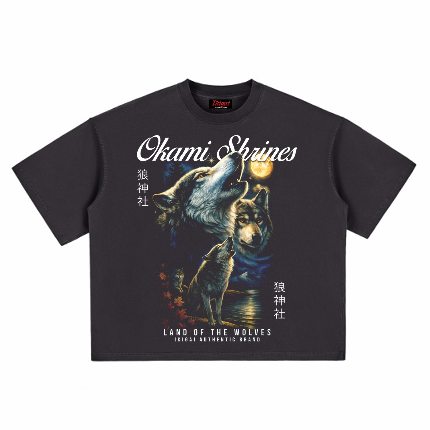 Premium Tokyo Racer Sun Fade Raw Edge Heavyweight T-Shirt - Ikigai