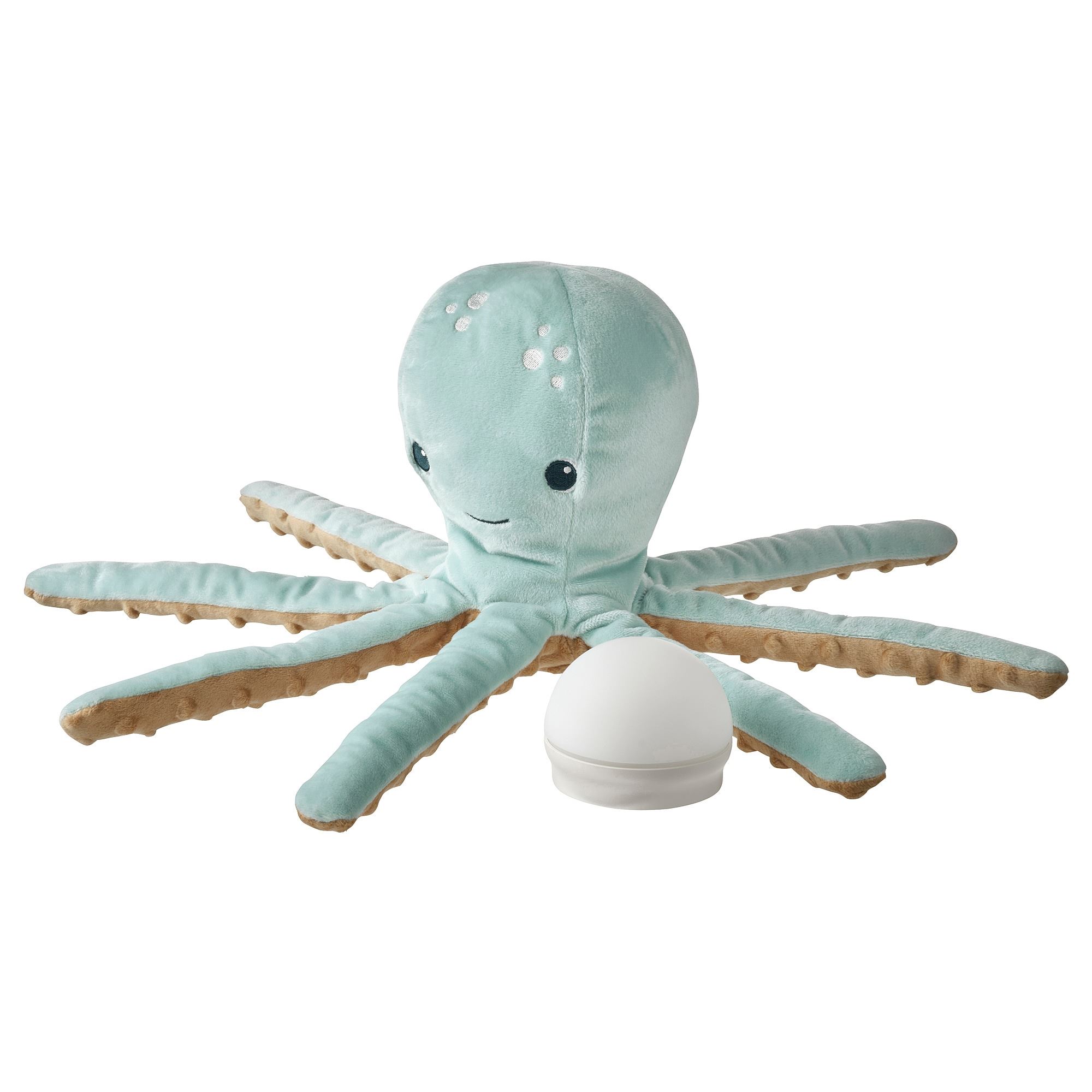 BLAVINGAD turquoise soft toy with LED night light - 70516934 | IKEA