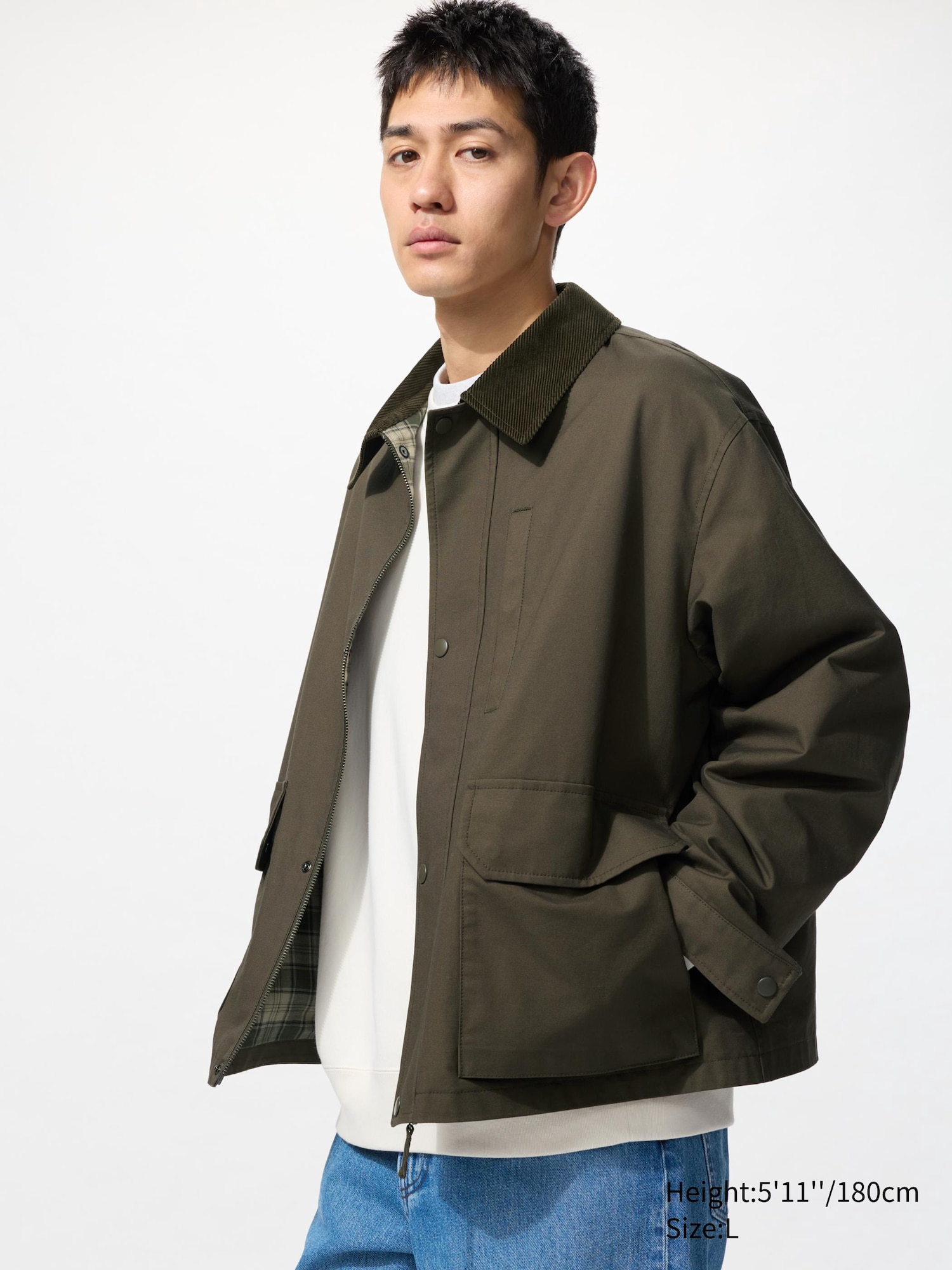 Utility Short Blouson Jacket | UNIQLO US