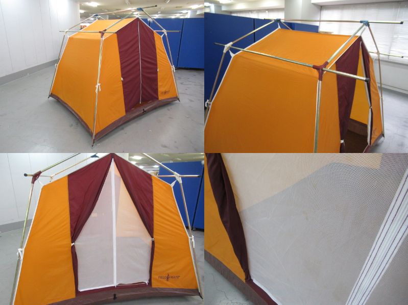 FIELDCHAMP タープ付ロッジ型テント | アウトドア用品・アウトドア