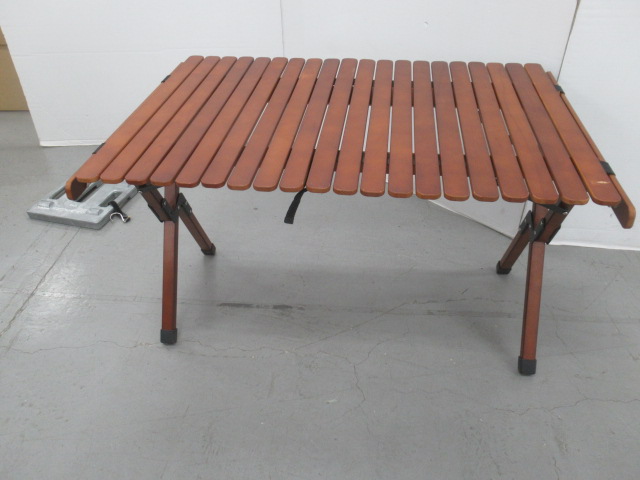 アルペンアウトドアーズ ウッドロールテーブル90 | アウトドア用品