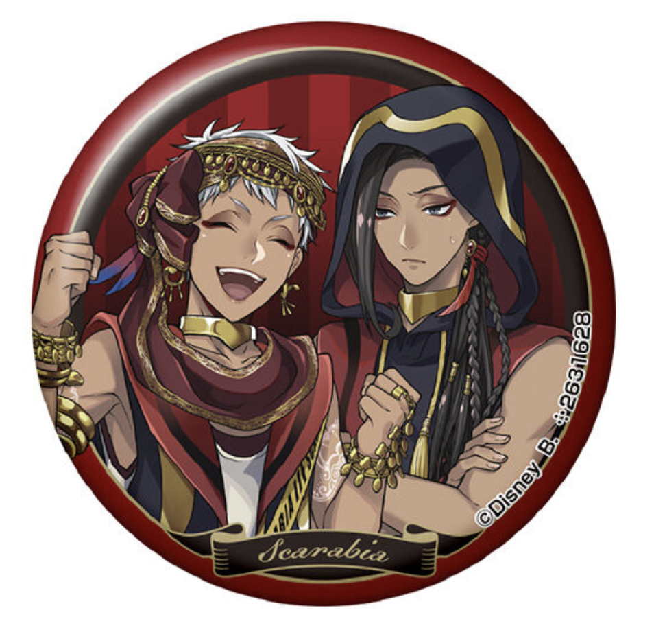 ツイステッドワンダーランド】スカラビア寮/カプセル缶バッジ