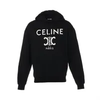 セリーヌ トリオンフ エディ期 コットン×カシミヤ パーカー M メンズ