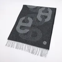 エルメス 24番地のサーキット マフラー カシミヤ グレー YZ070501