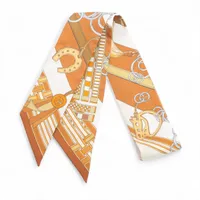 エルメス ツイリー GRANDE TENUE 馬の礼装 スカーフ シルク ブルー