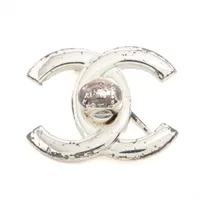 エルメス セリエ ピンブローチ メタル ブラウン×シルバー ハットピン