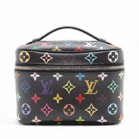 ヴィトン×村上隆 モノグラムマルチカラー ニースミニ M13747 ブラック