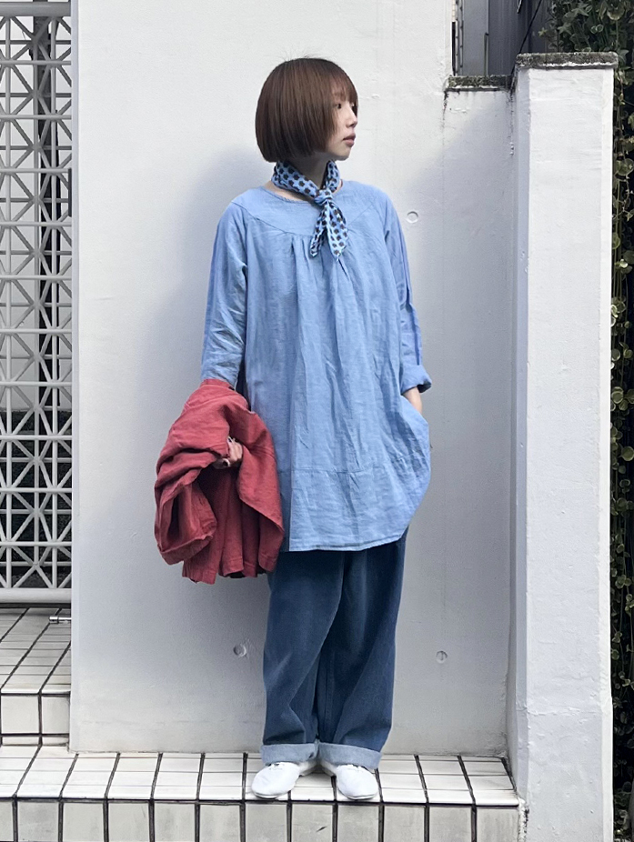 nest Robe ネストローブ デニムデッキサロペット