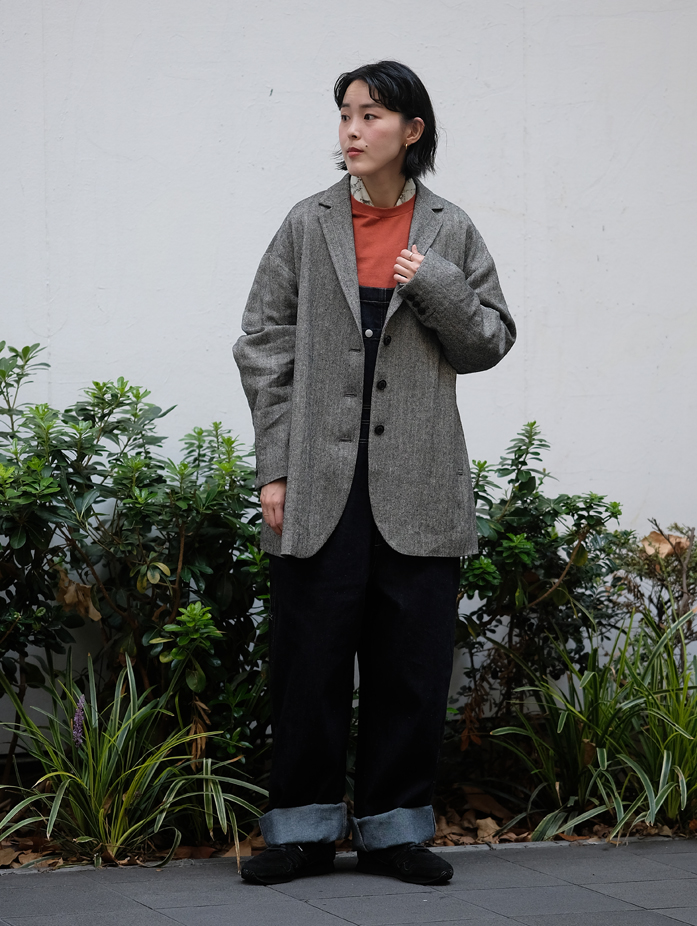 UpcycleLino] BASIC デニムオーバーオール｜nest Robe / CONFECT